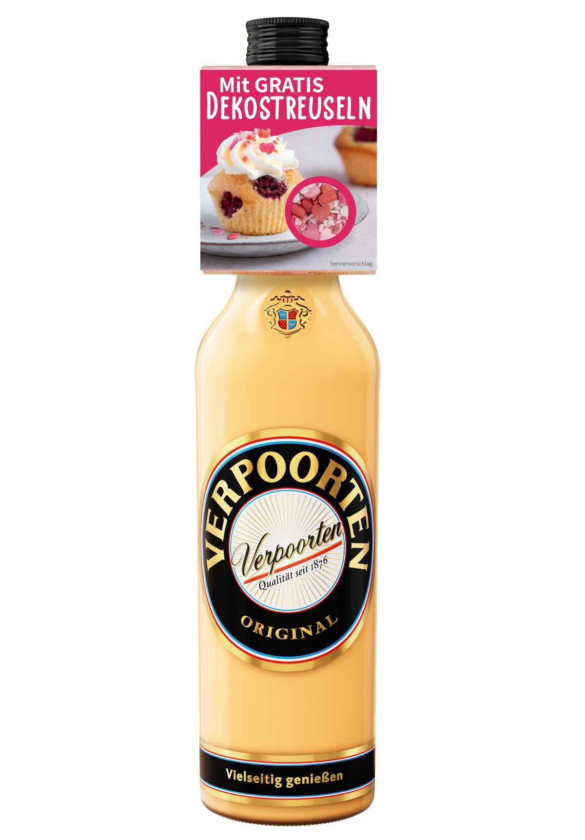 Verpoorten Eierlikör 20% 0,7l+Schotglas