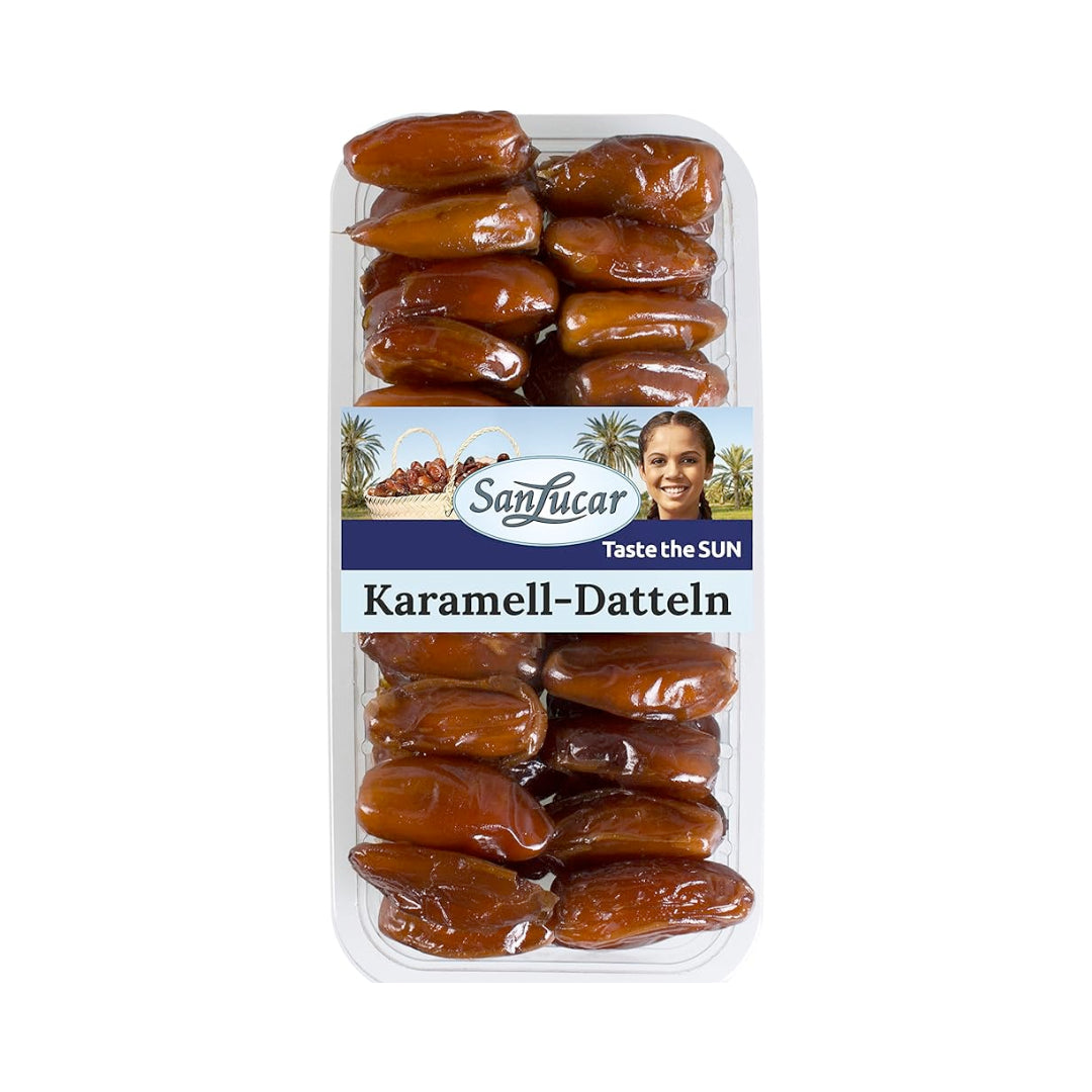 San Lucar Datteln Deglet Nour Tunesien Klasse I 200g Klarsichtpackung