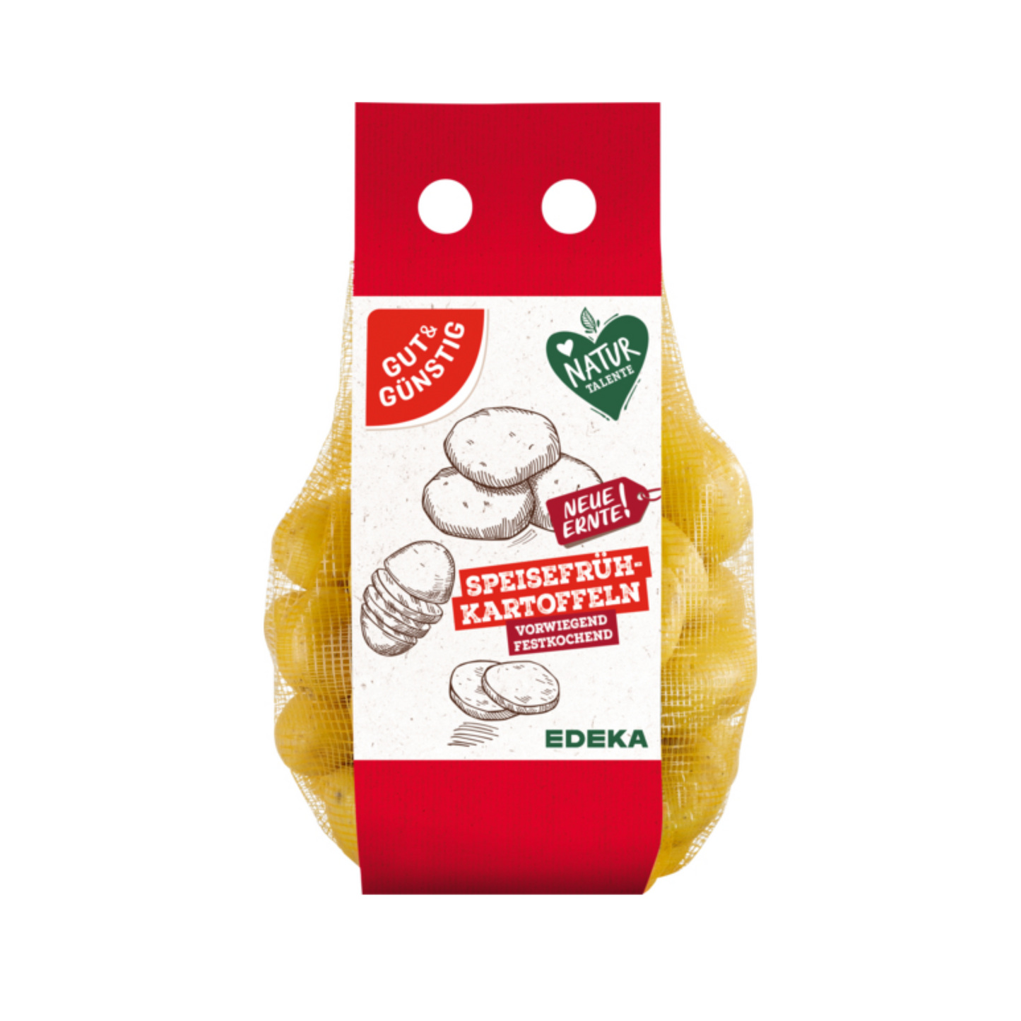 GUT&GÜNSTIG Kartoffeln vorwiegend festkochend Deutschland 2,5kg Girsac / Carry Fresh