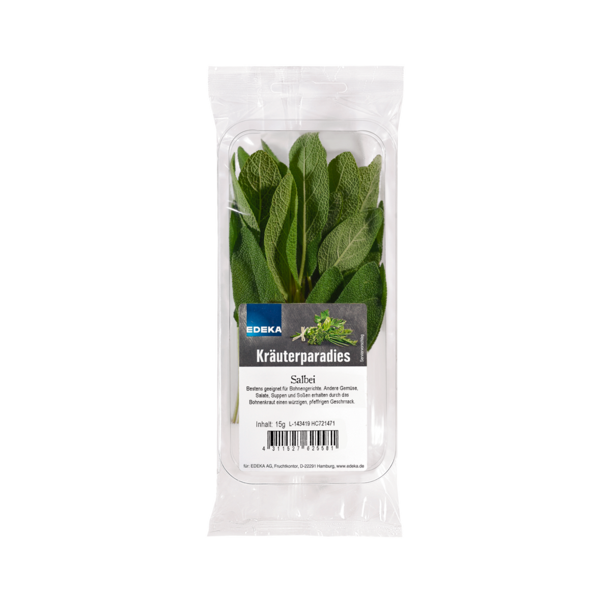 EDEKA Herzstücke Salbei Marokko 15g Flowpack