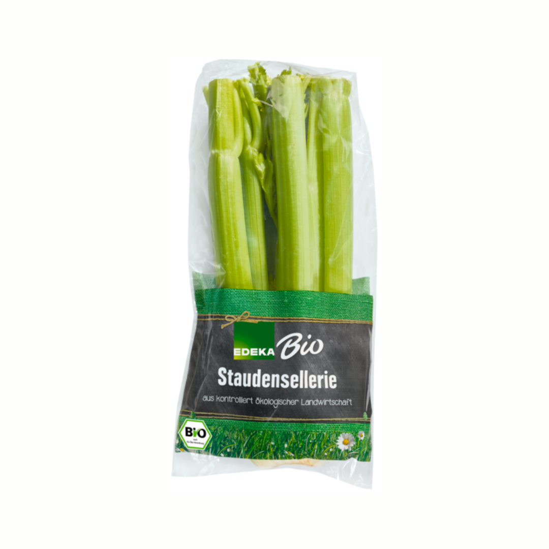 Bio Unsere Heimat Staudensellerie Deutschland Klasse II 400g Banderole