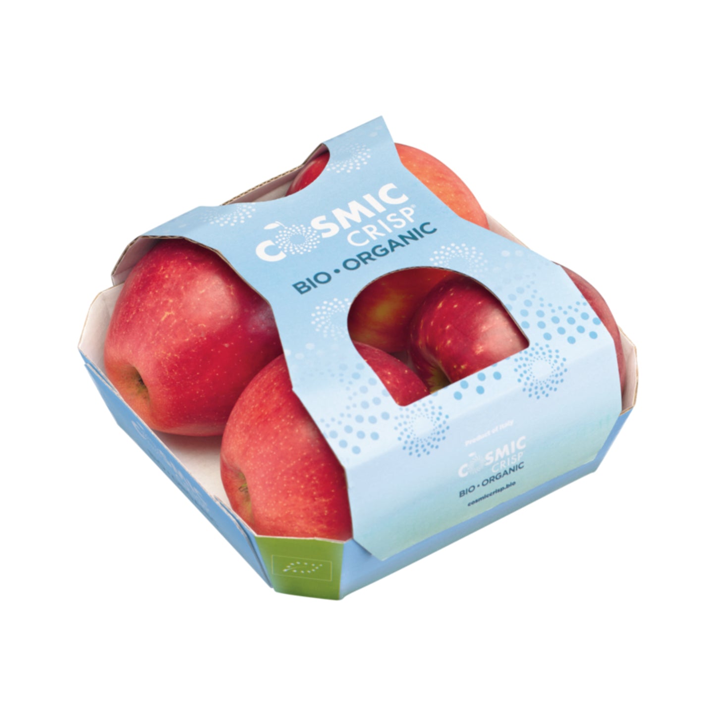Bio Äpfel Cosmic Crisp WA38 Italien Klasse II 800g Karton