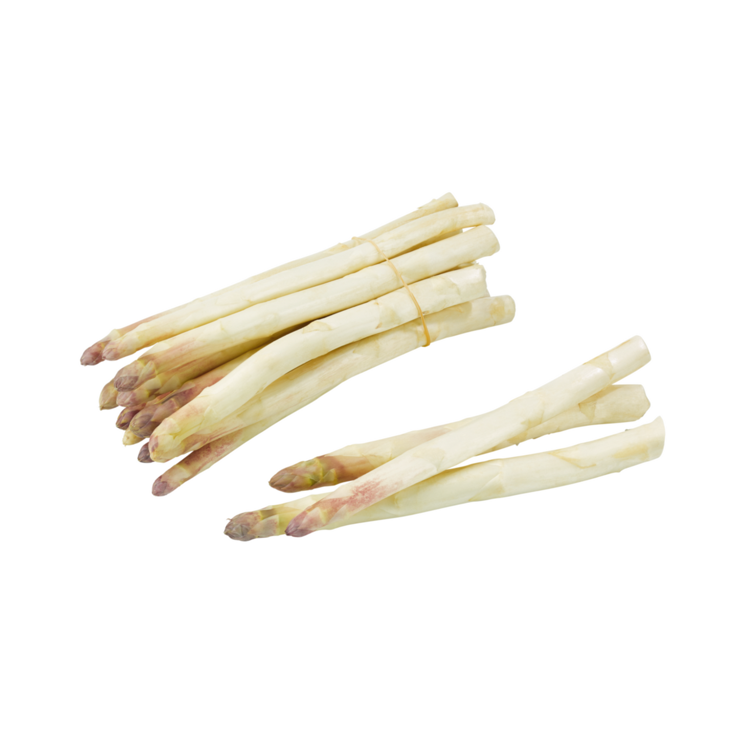 Bio Spargel weiß und violett 16-22mm Deutschland Klasse II 300g Flowpack