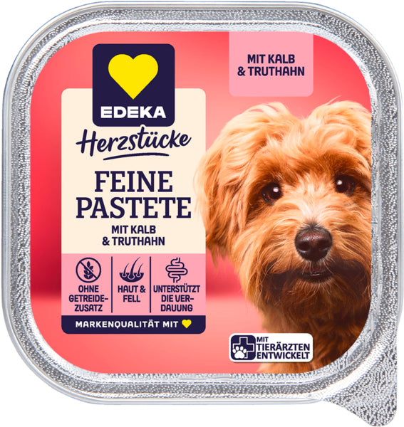EDEKA Herzstücke Feine Pastete mit Kalb und Truthahn 150g