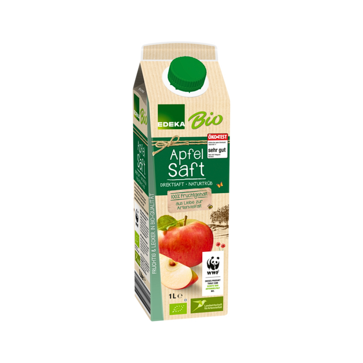 Bio EDEKA Apfelsaft Direktsaft naturtrüb 1l