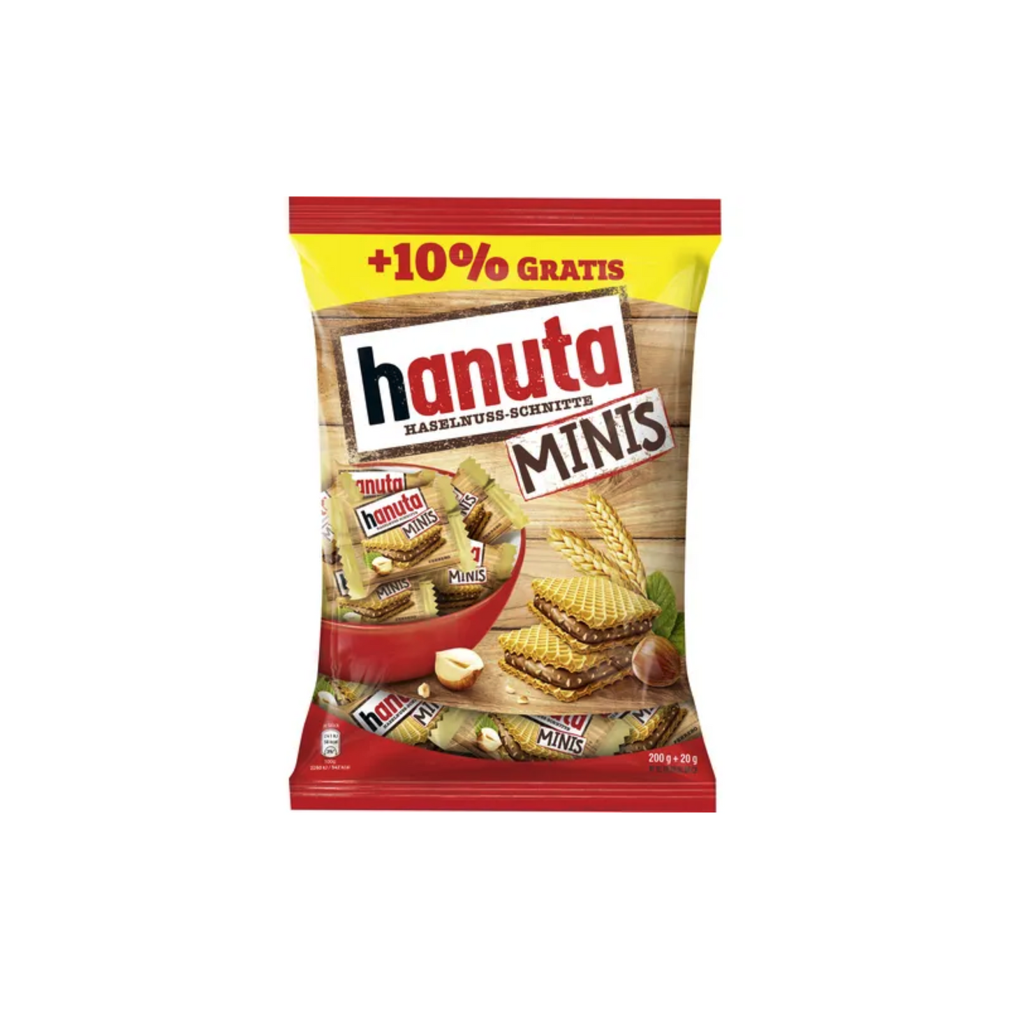 hanuta mini 200g+20g
