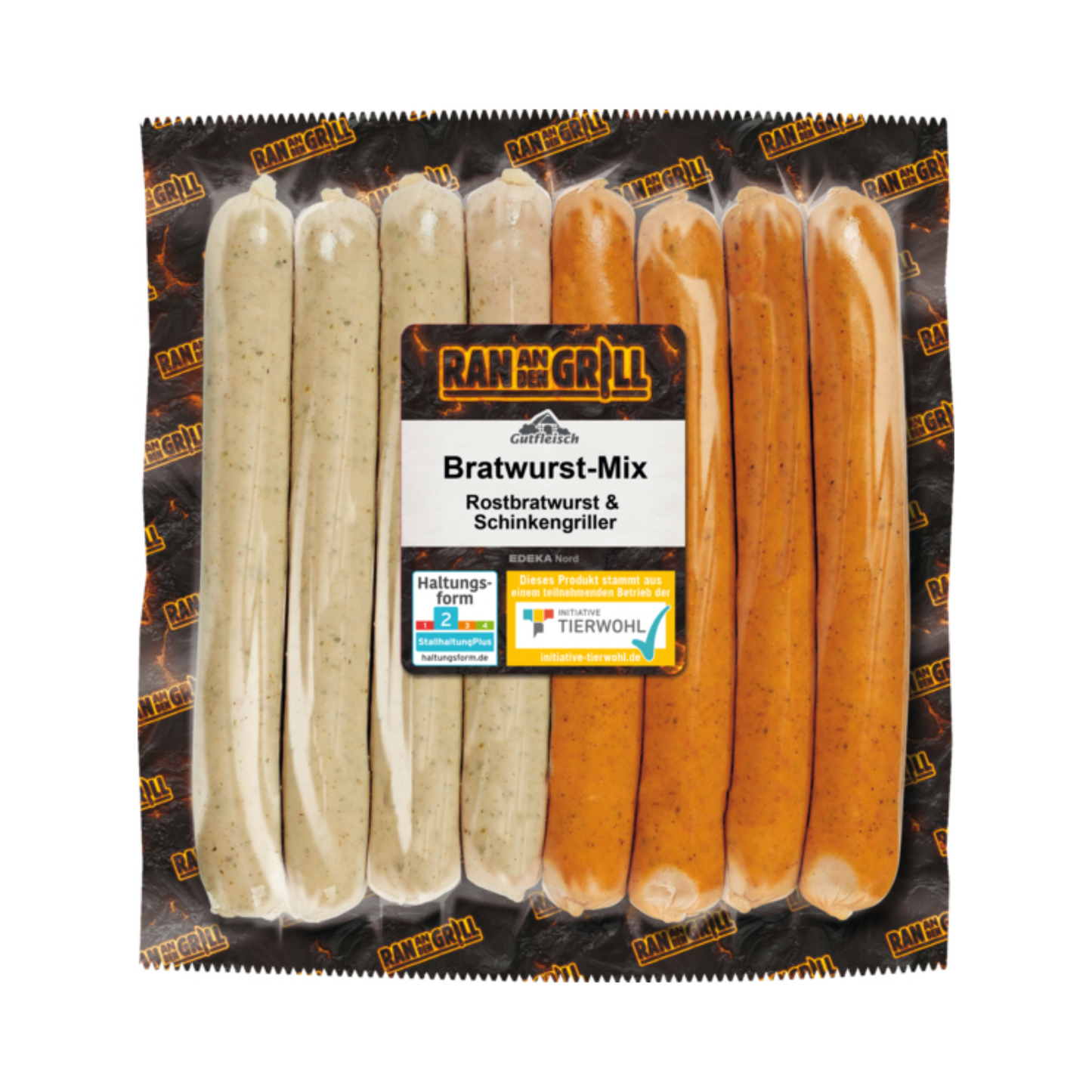 Gutfleisch Bratwurst-Mix Rostbratwurst und Schinkengriller 500g QS ITW