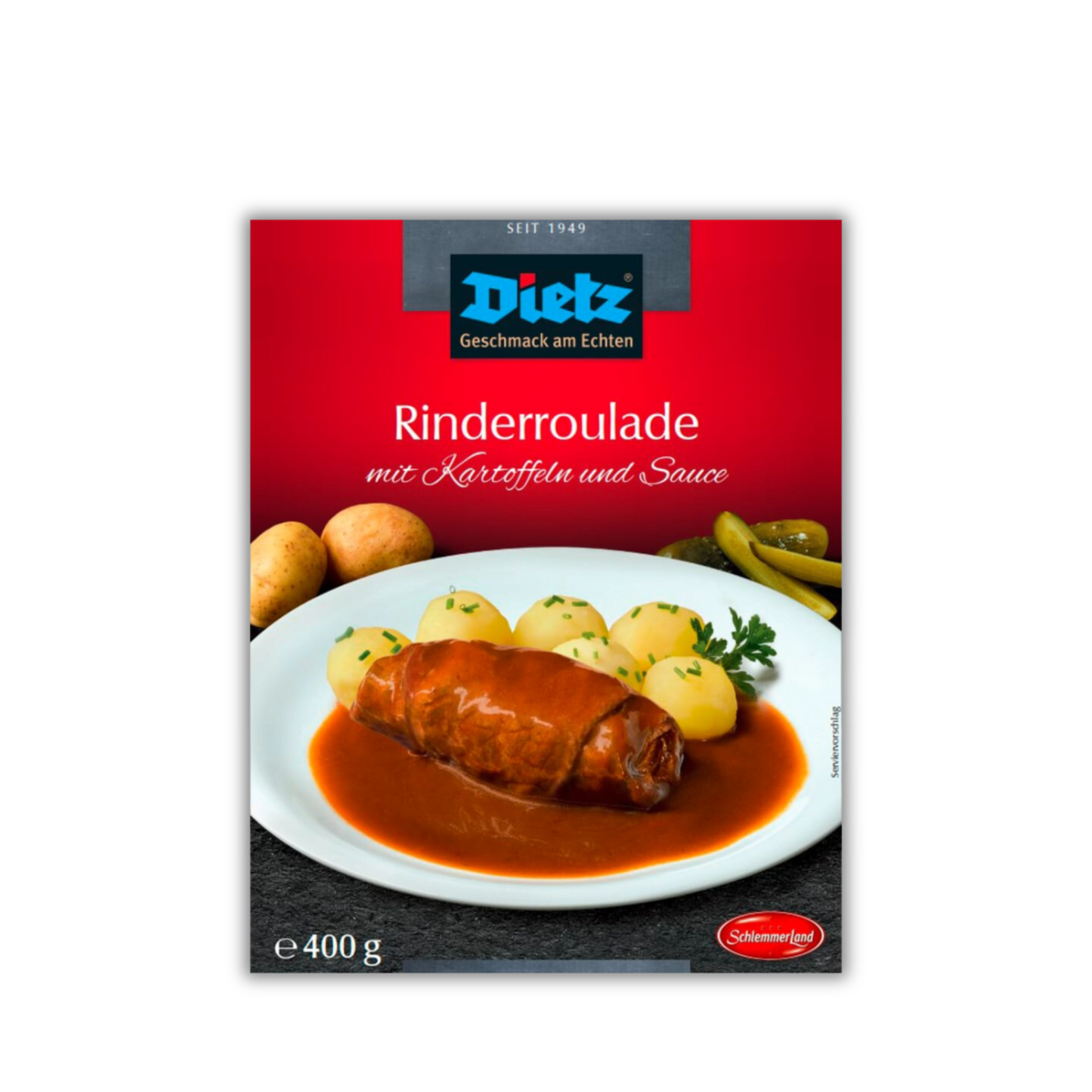 Schlemmerland Rinderroulade mit Dampfkartoffeln 400g