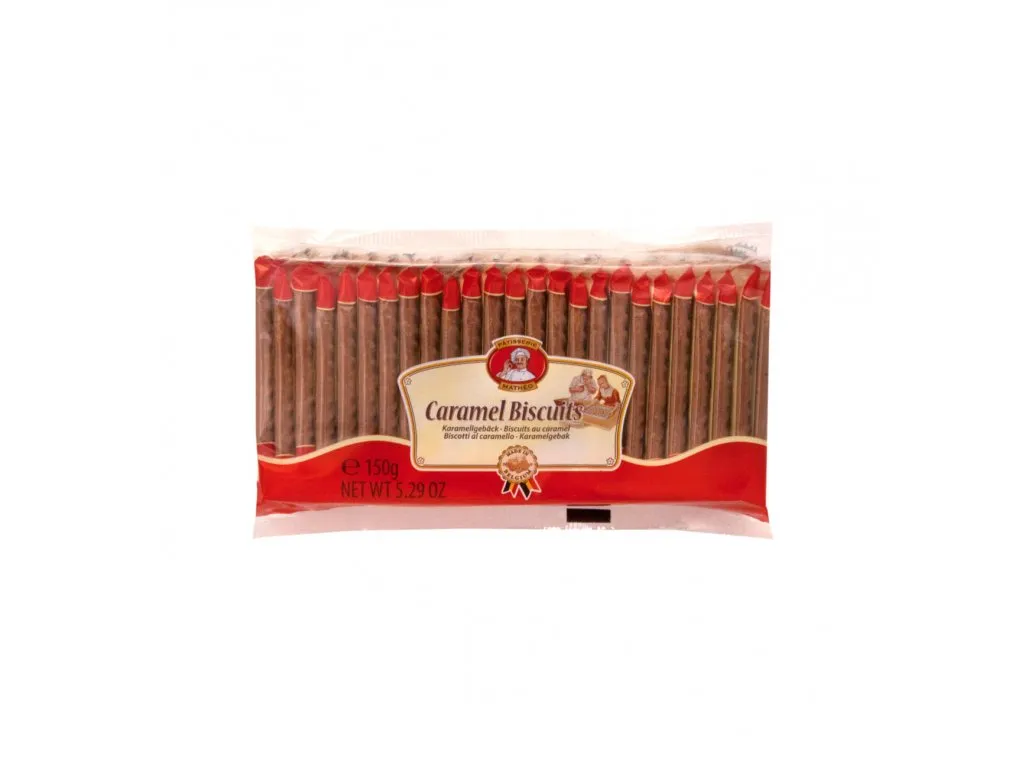 Matheo Caramel Biscuits 25x6g