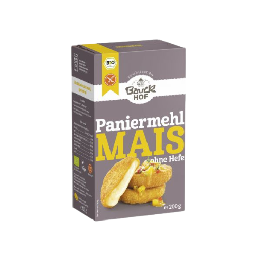 Bio Bauck Mühle Mais-Paniermehl Glutenfrei 200g