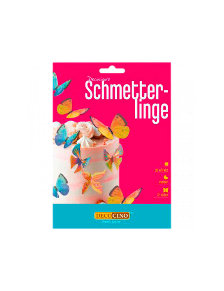 Dekoback Essbare Schmetterlinge 12ST 4g