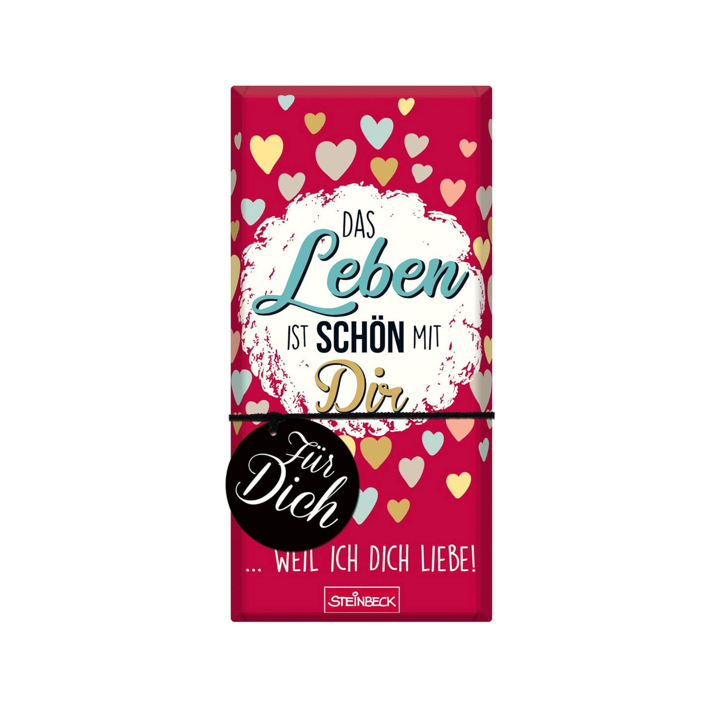 Steinbeck Schokolade Liebe-Das Leben ist einfach schön mir Dir 100g