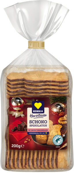 EDEKA Herzstücke Gewürz Spekulatius Zartbitter 200g