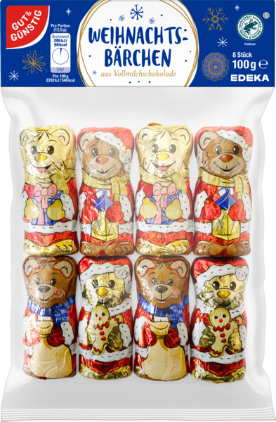 GUT&GÜNSTIG Weihnachtsbärchen 100g