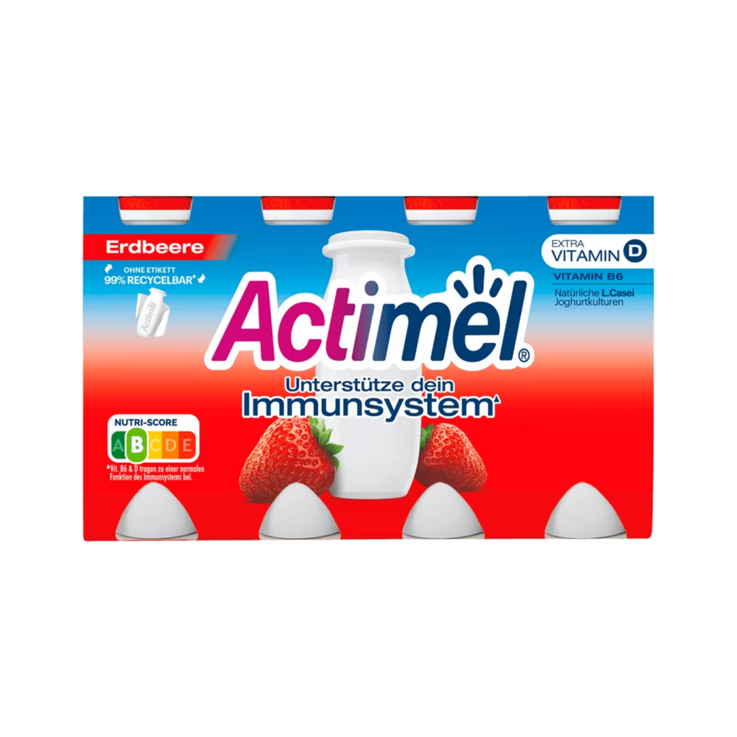Actimel Drink Erdbeere 8x100g