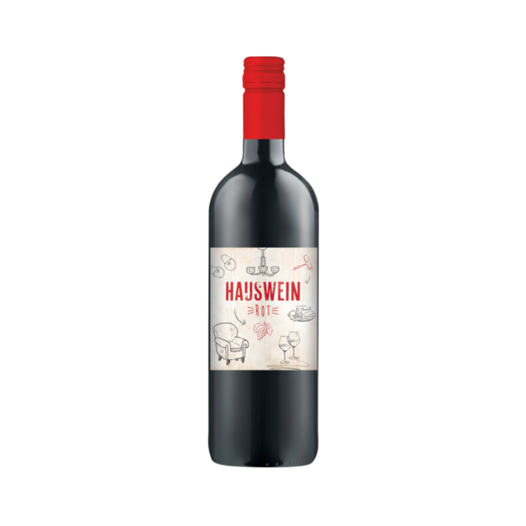 Hauswein Rot Pfalz QbA halbtrocken 1l