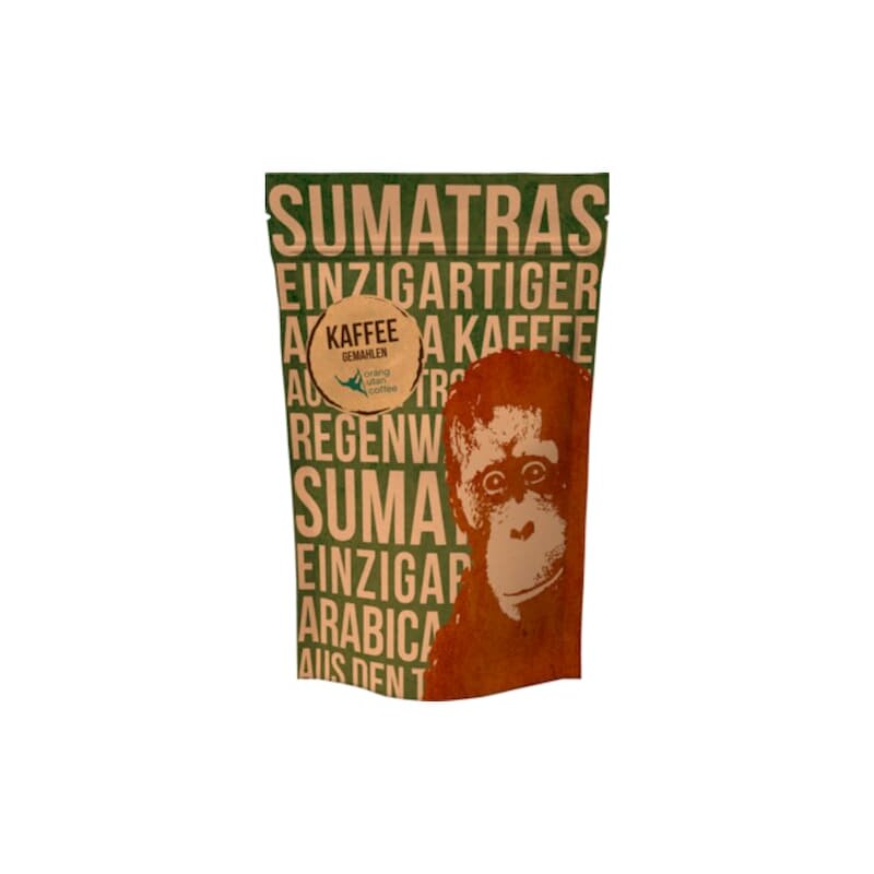 Orang Utan Coffee Indonesien Röstkaffee gemahlen 250g