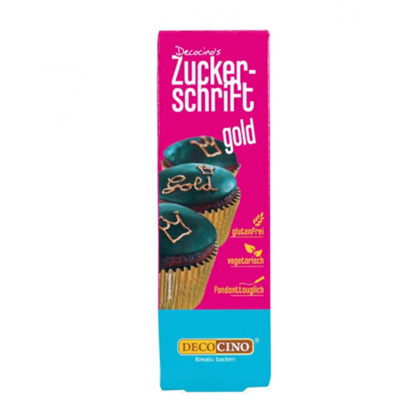 Decocino Zuckerschrift gold 18g