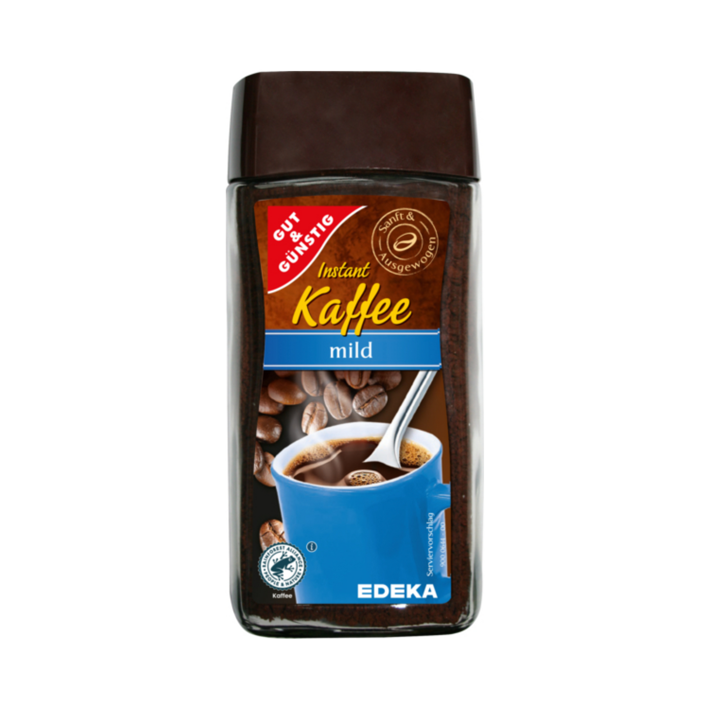 GUT&GÜNSTIG Mild löslicher Bohnenkaffee 200g