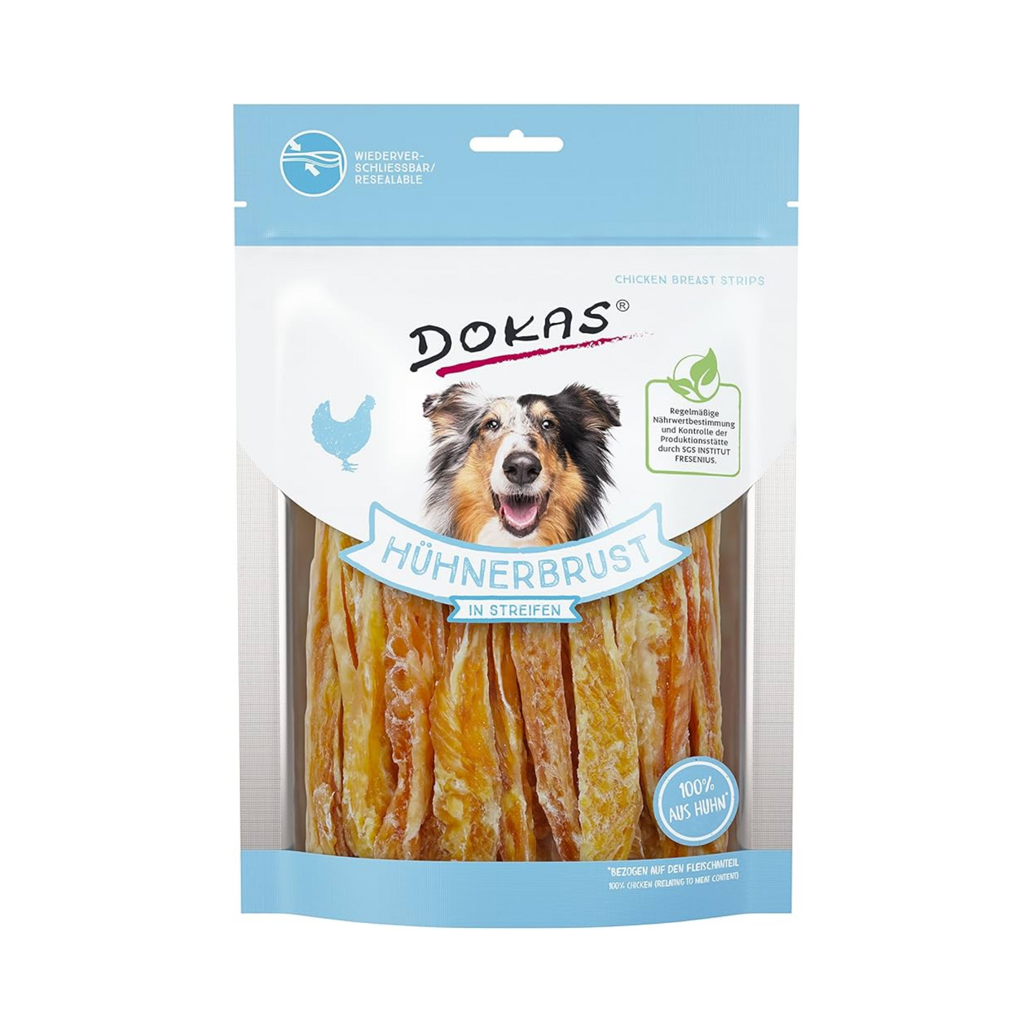 Dokas Hühnerbrust in Streifen 250g