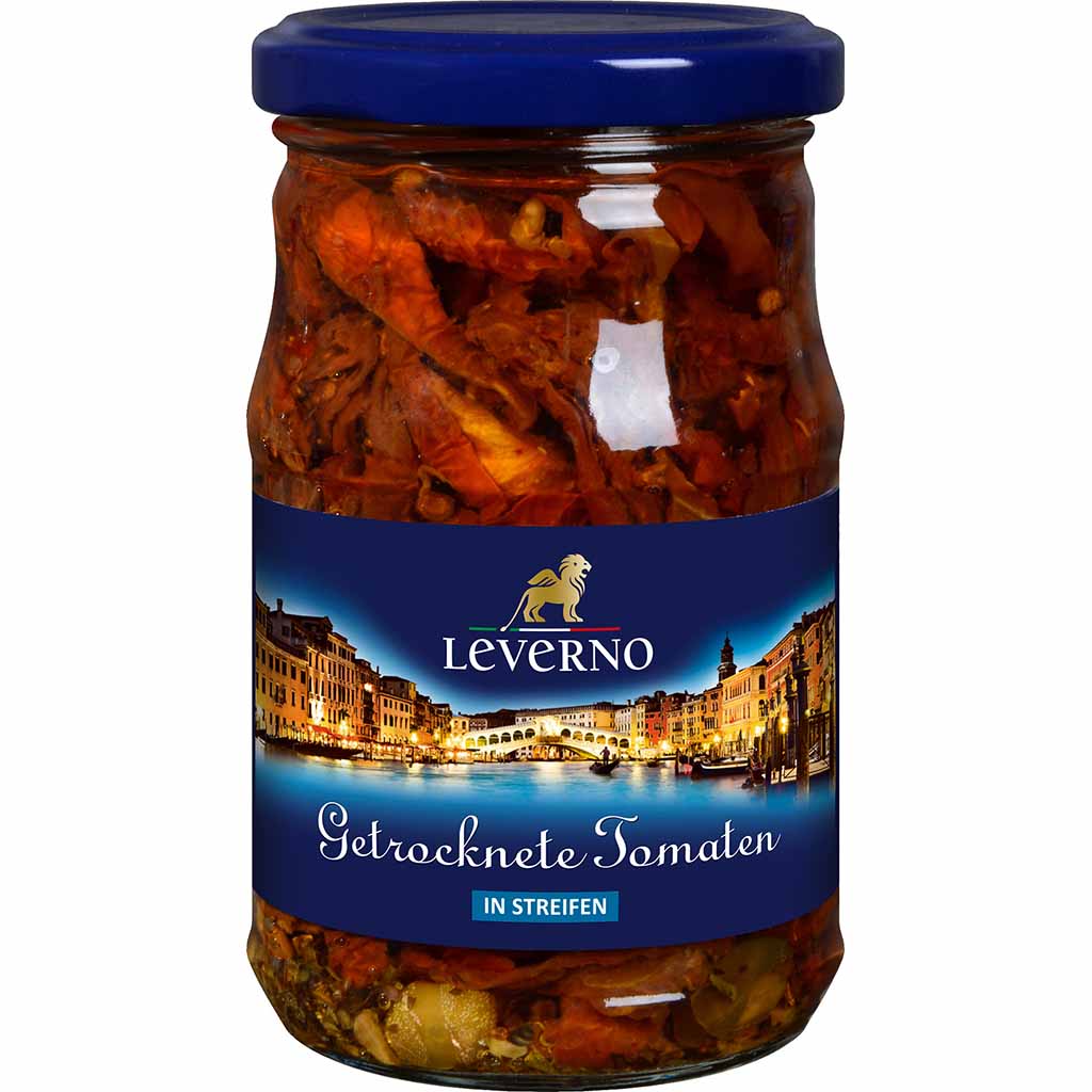 Leverno Getrocknete Tomaten Streifen in Öl 280g