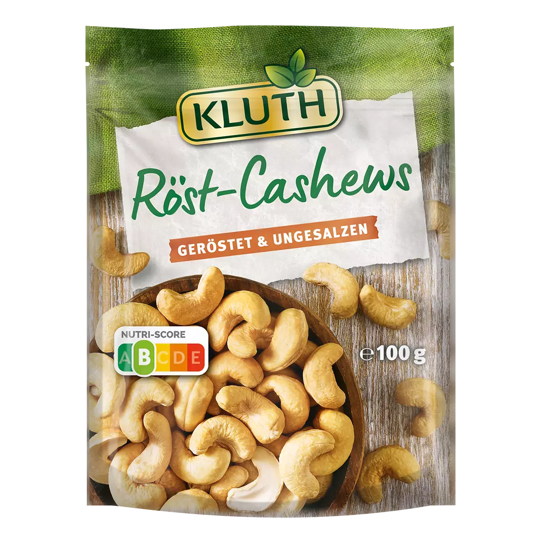 Kluth Cashewkerne geröstet ohne Salz 100g