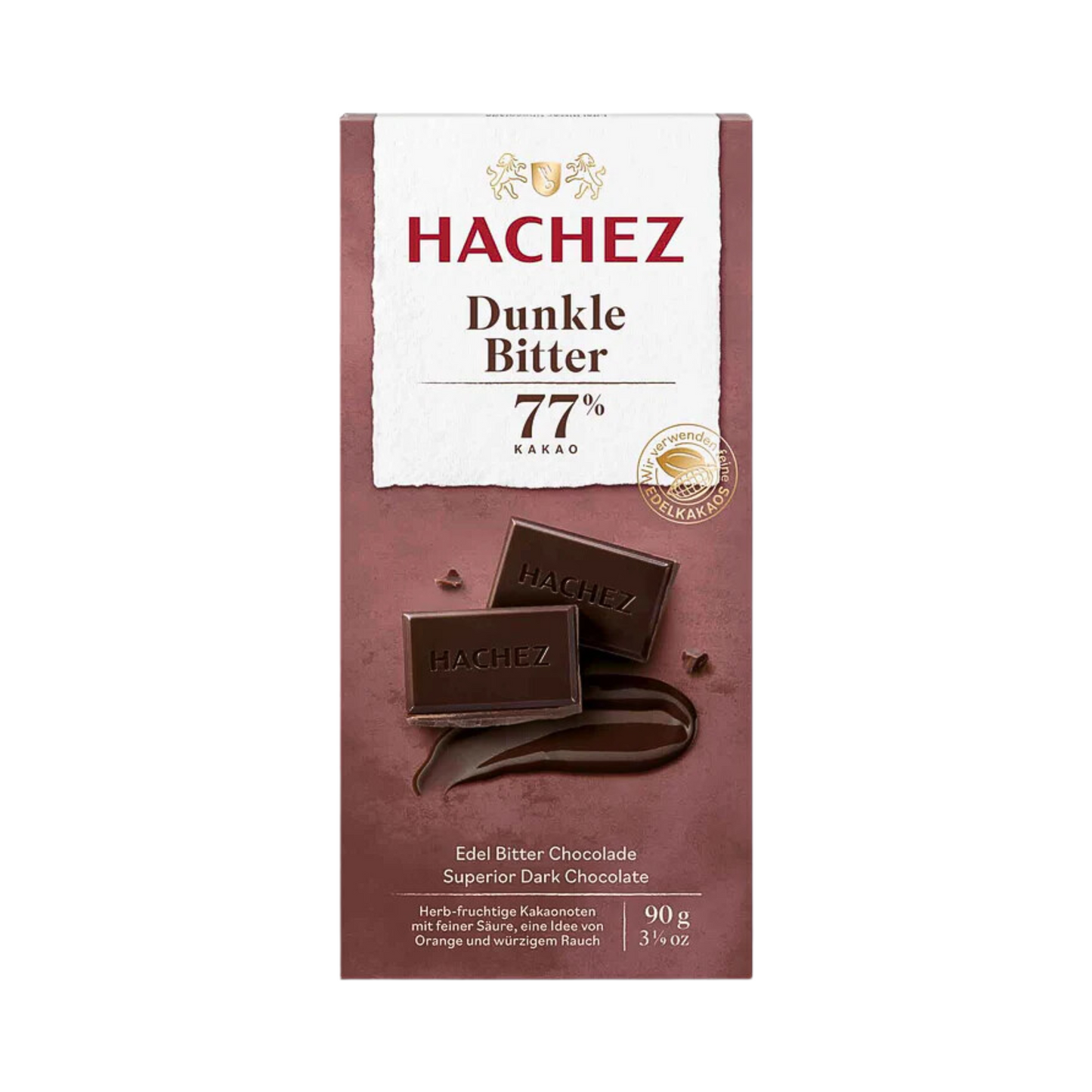 Hachez Tafel Dunkle Bitter 77% 90g