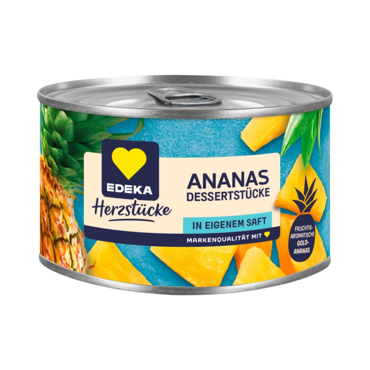 EDEKA Herzstücke Ananas Stücke in Saft 227g