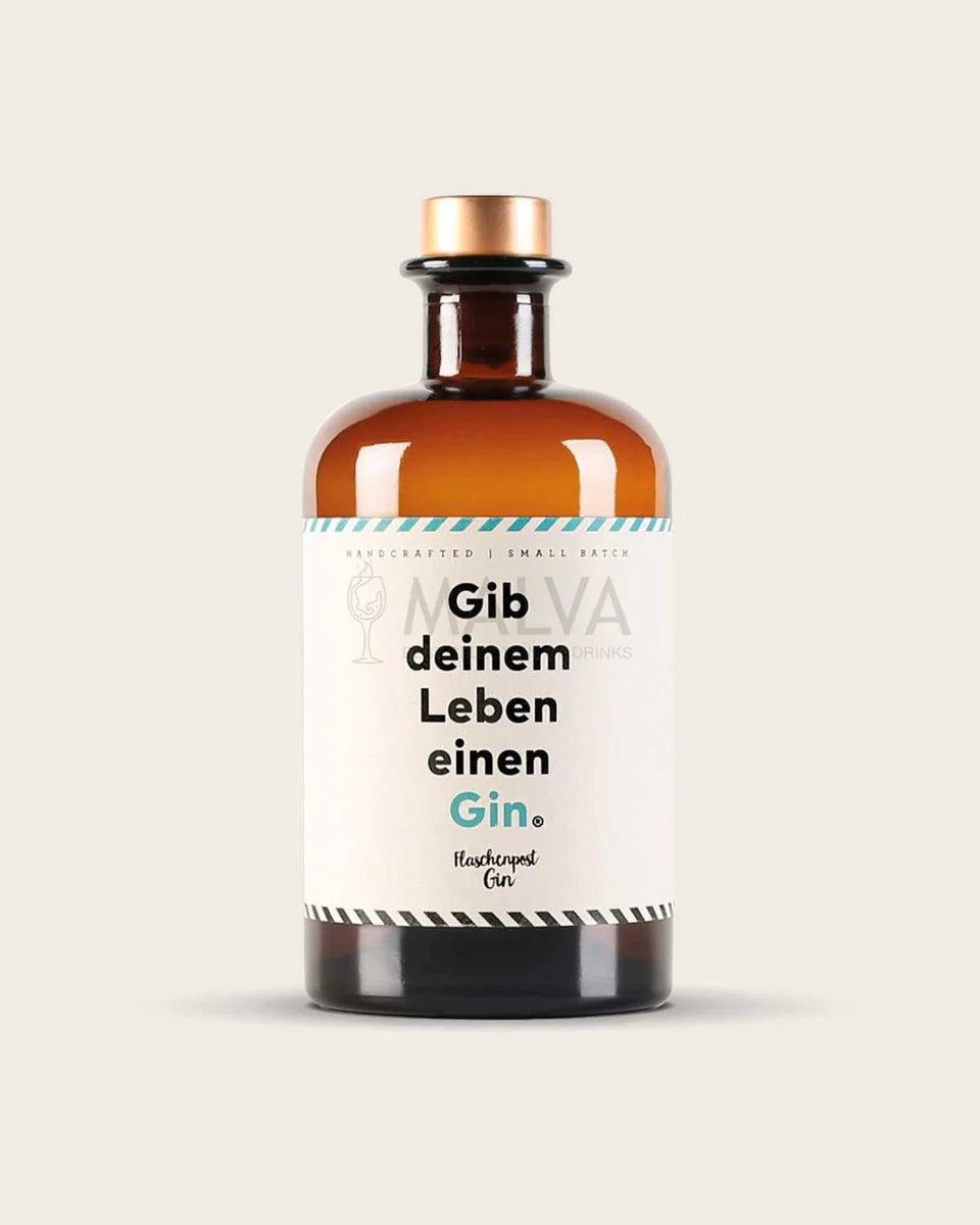 Flaschenpost Gin Gib deinem Leben einen Gin 41% 0,5l