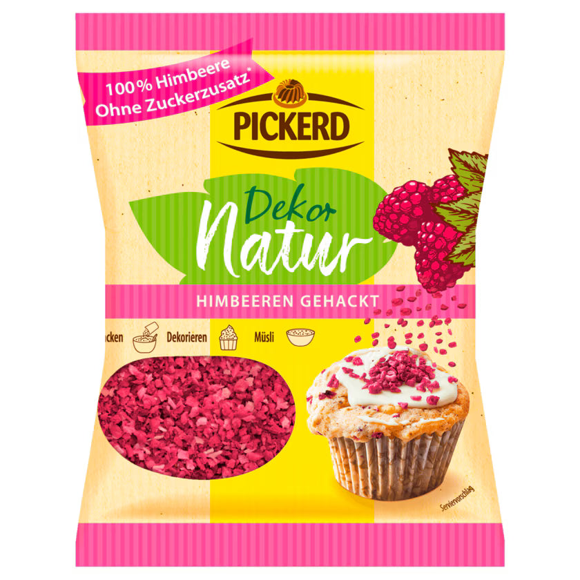 Pickerd Dekor Himbeeren gehackt 20g