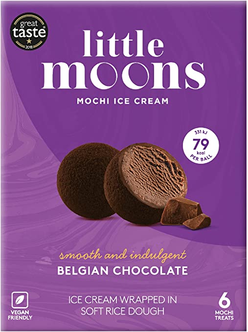 Little Moons Mochi Eis Belgische Schokolade vegan 192ml