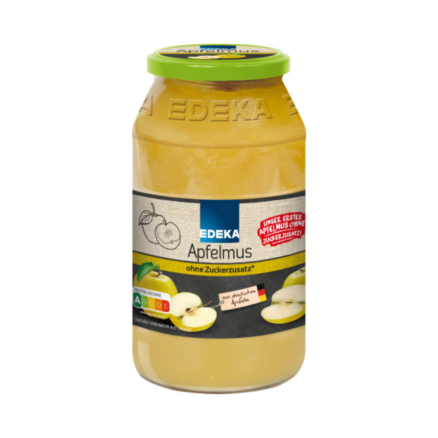 EDEKA Herzstücke Apfelmus ohne Zuckerzusatz 710g