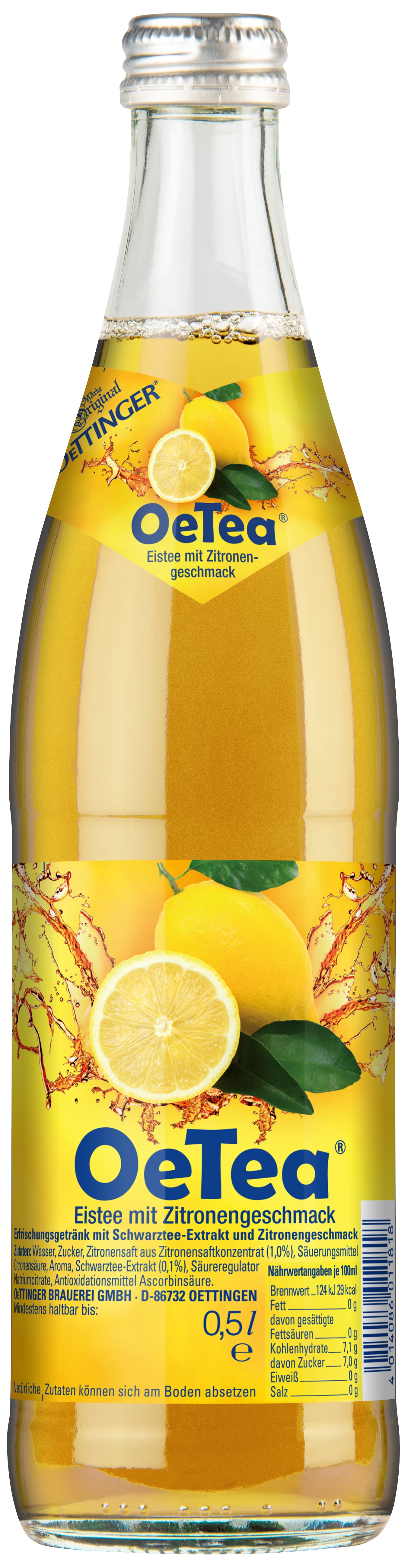 OeTea Eistee Zitrone 0,5l MW
