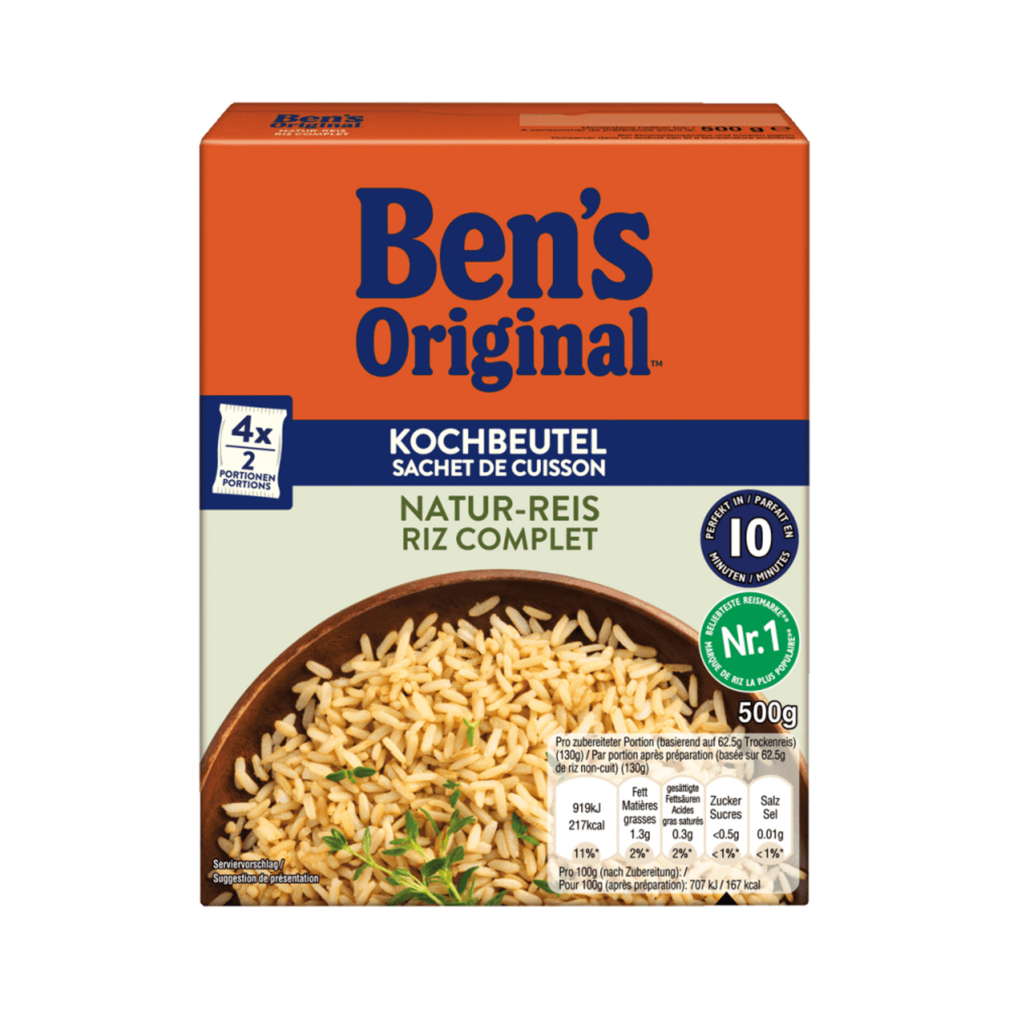 Ben's Naturreis Kochbeutel 500g