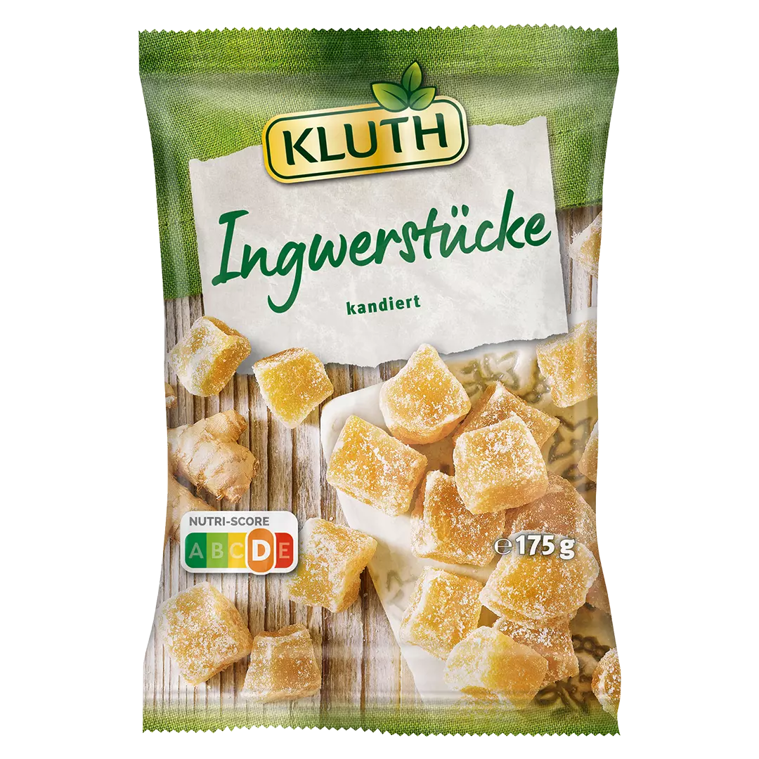 Kluth Ingwerstücke kandiert 175g