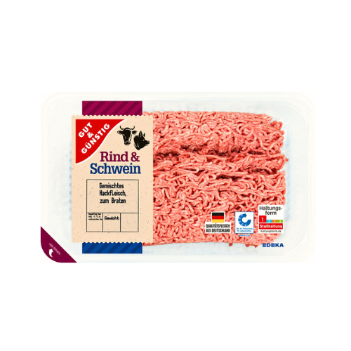 Gut&Günstig Hackfleisch gemischt 500g QS