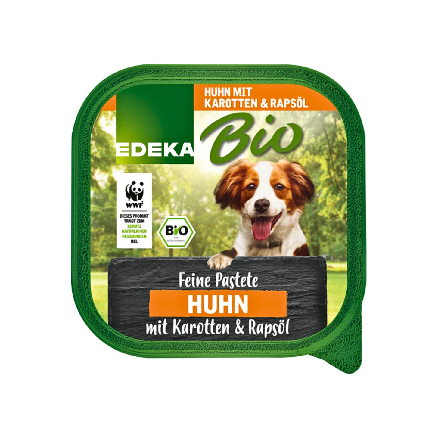 Bio EDEKA Hund Huhn mit Karotten&Rapsöl 150g