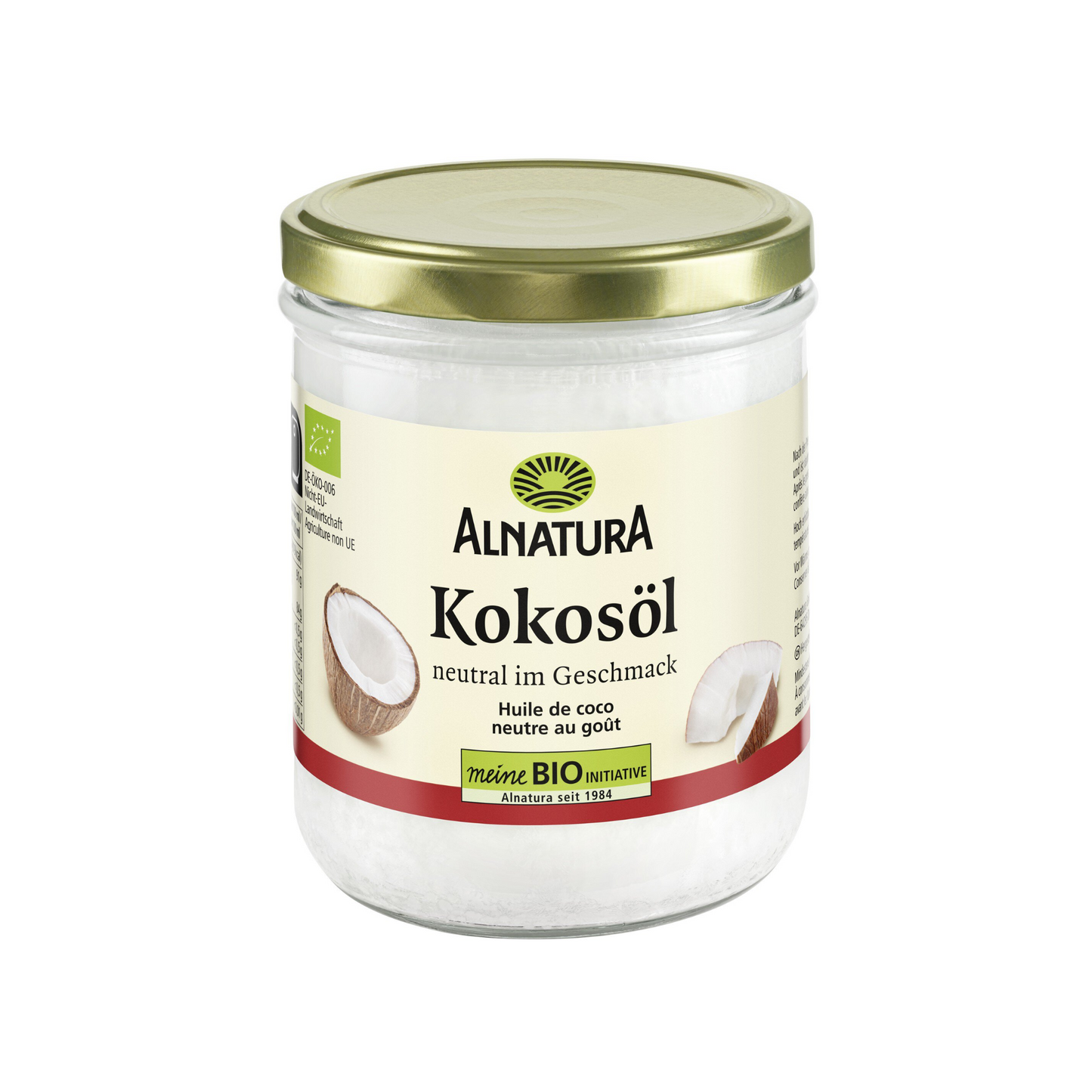 Bio Alnatura Kokosöl neutral im Geschmack 400ml