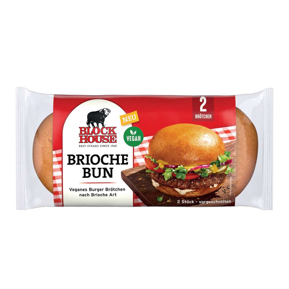 Block House vegan Brioche Bun 2x80g