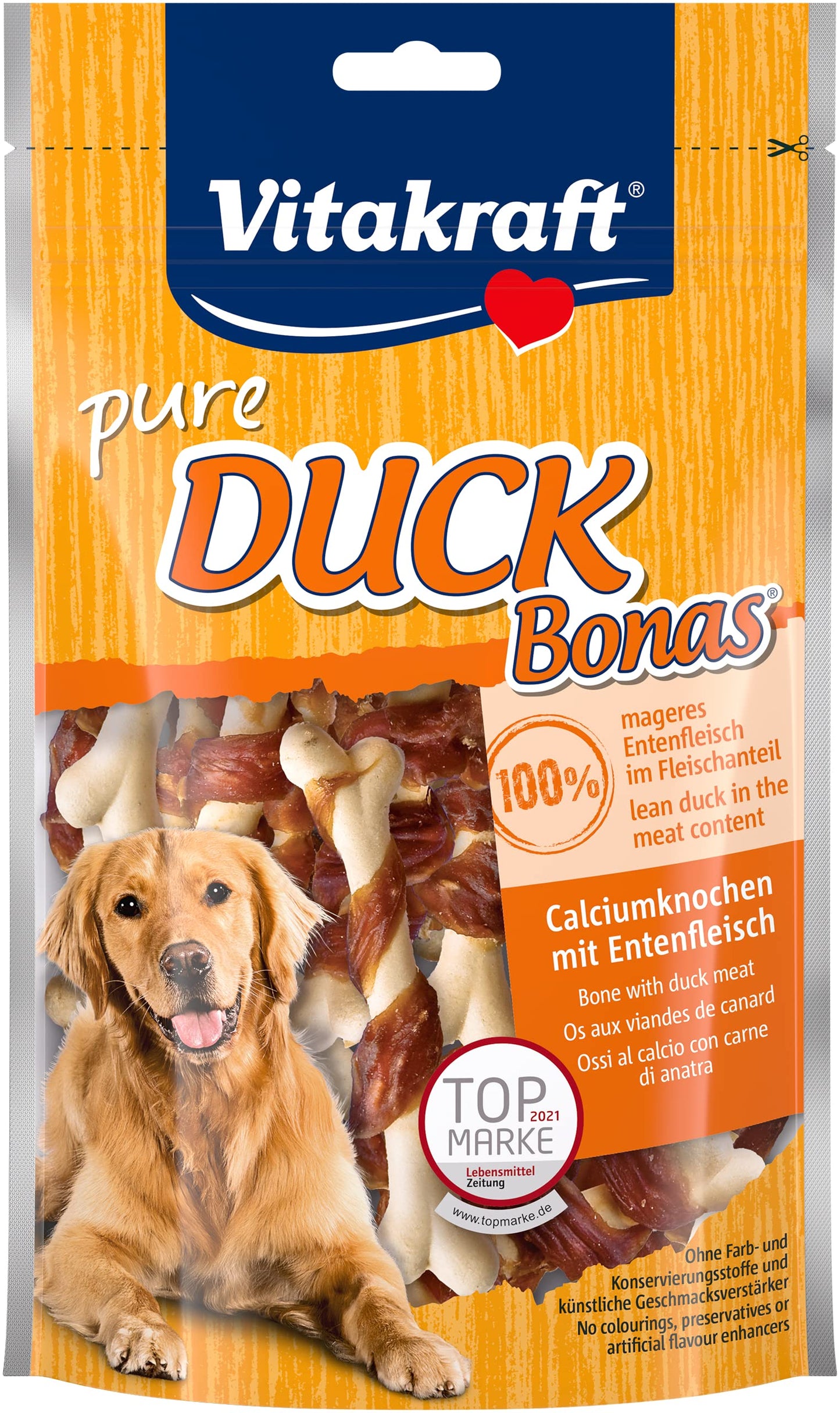 Vitakraft Duck Bonas Calciumknochen Ente 80g