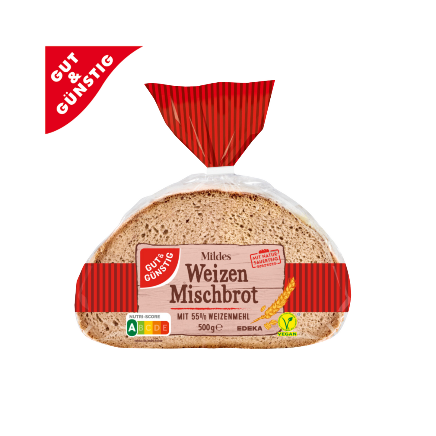 GUT&GÜNSTIG Mildes Weizenmischbrot 500g