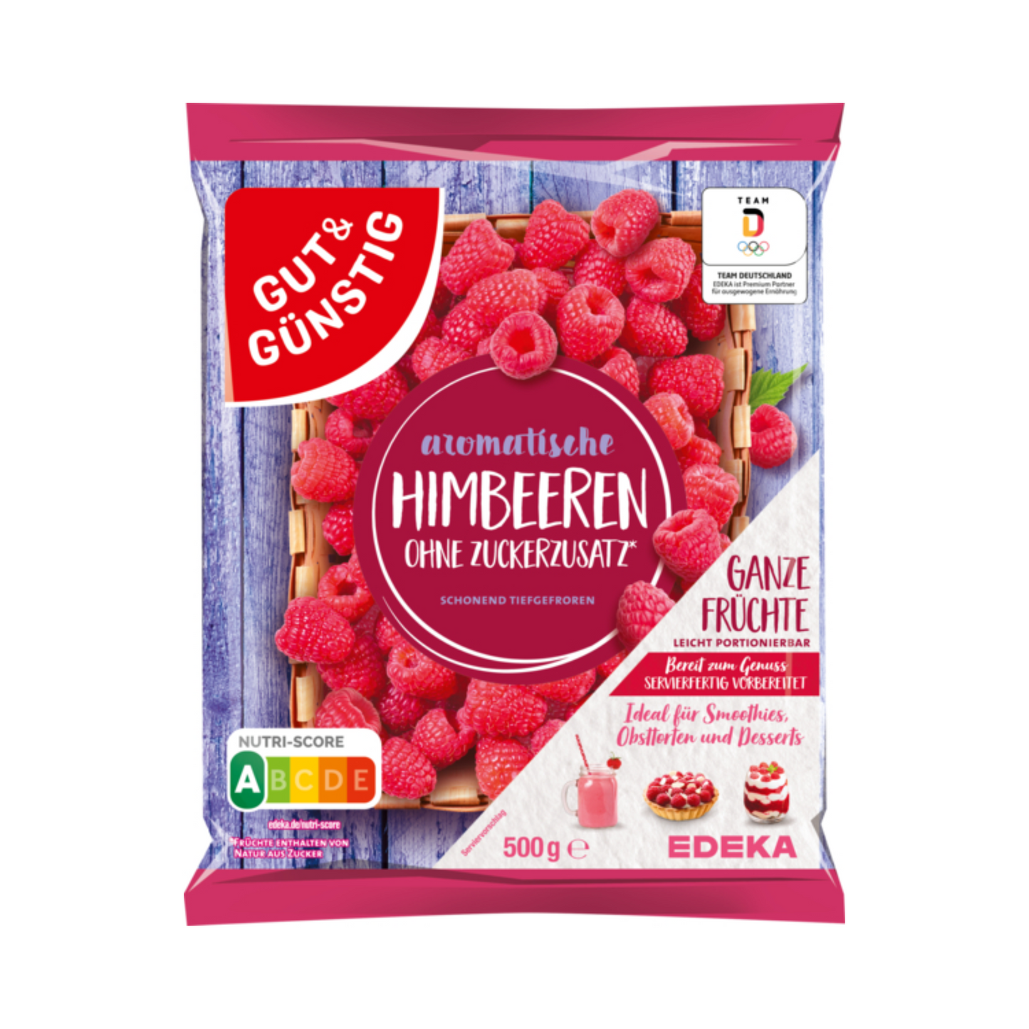 GUT&GÜNSTIG Himbeeren 500g