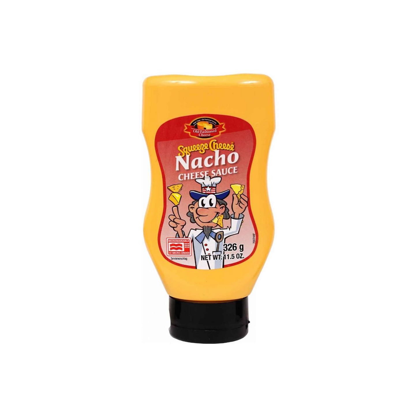 Old Fashioned Nacho Squeeze Cheese 326g