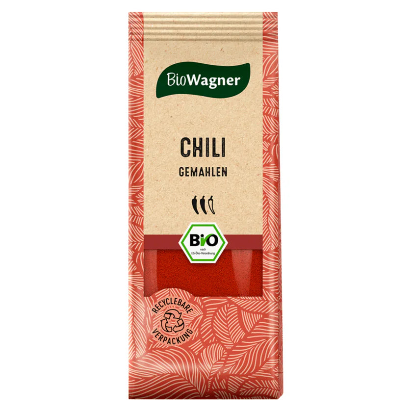 Bio Wagner Chilis gemahlen 40g