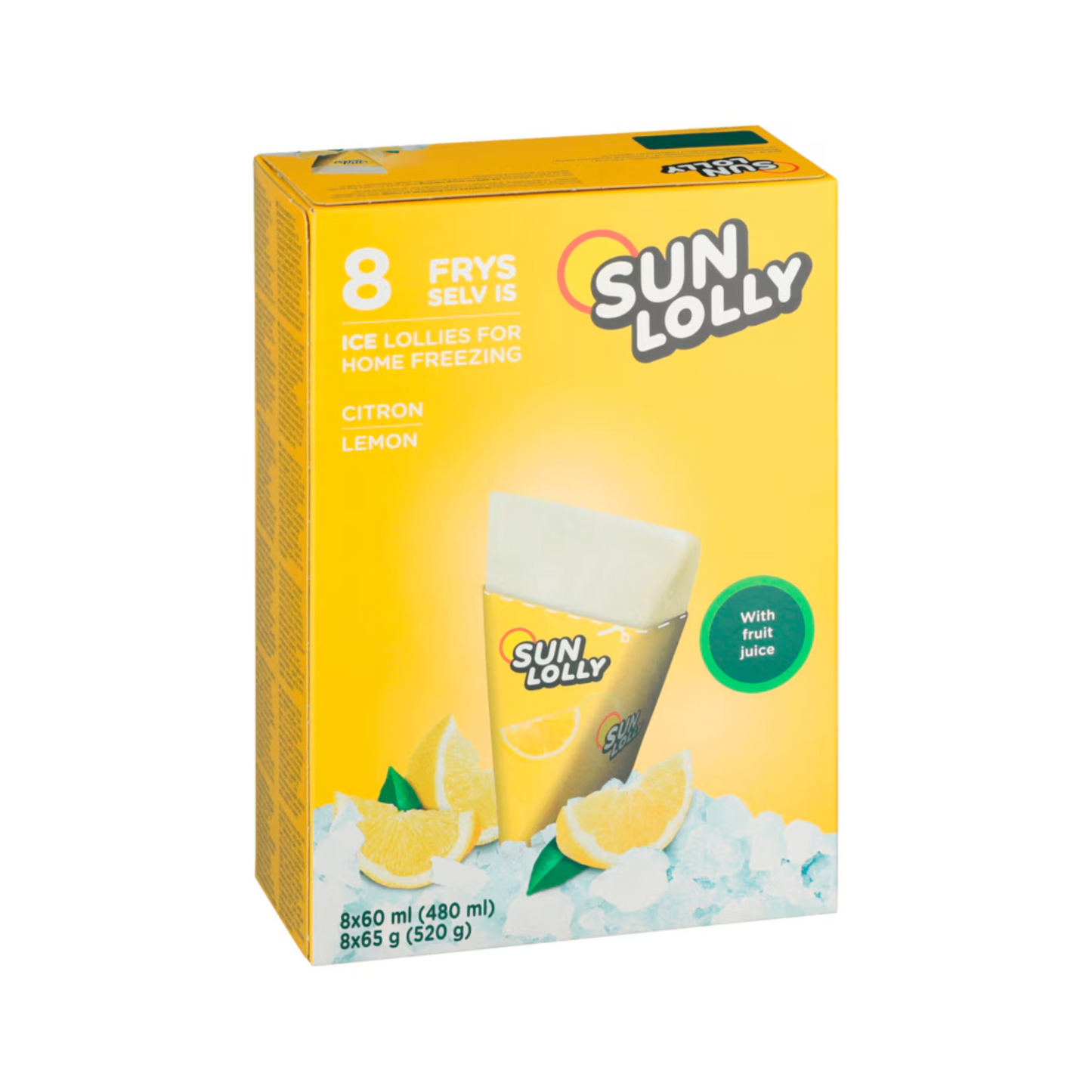 Sun Lolly Wassereis Zitrone 480ml