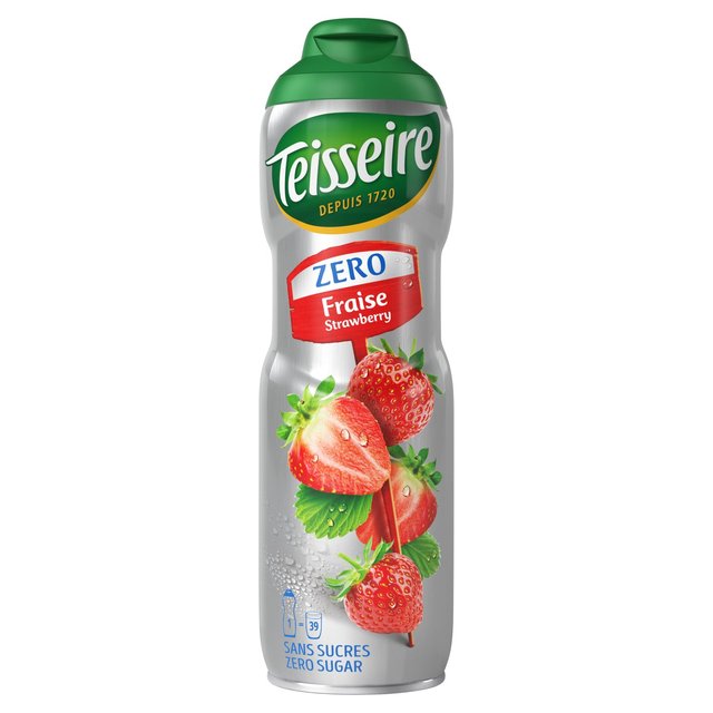 Teisseire Strawberry Raspberry Zero 0,6l
