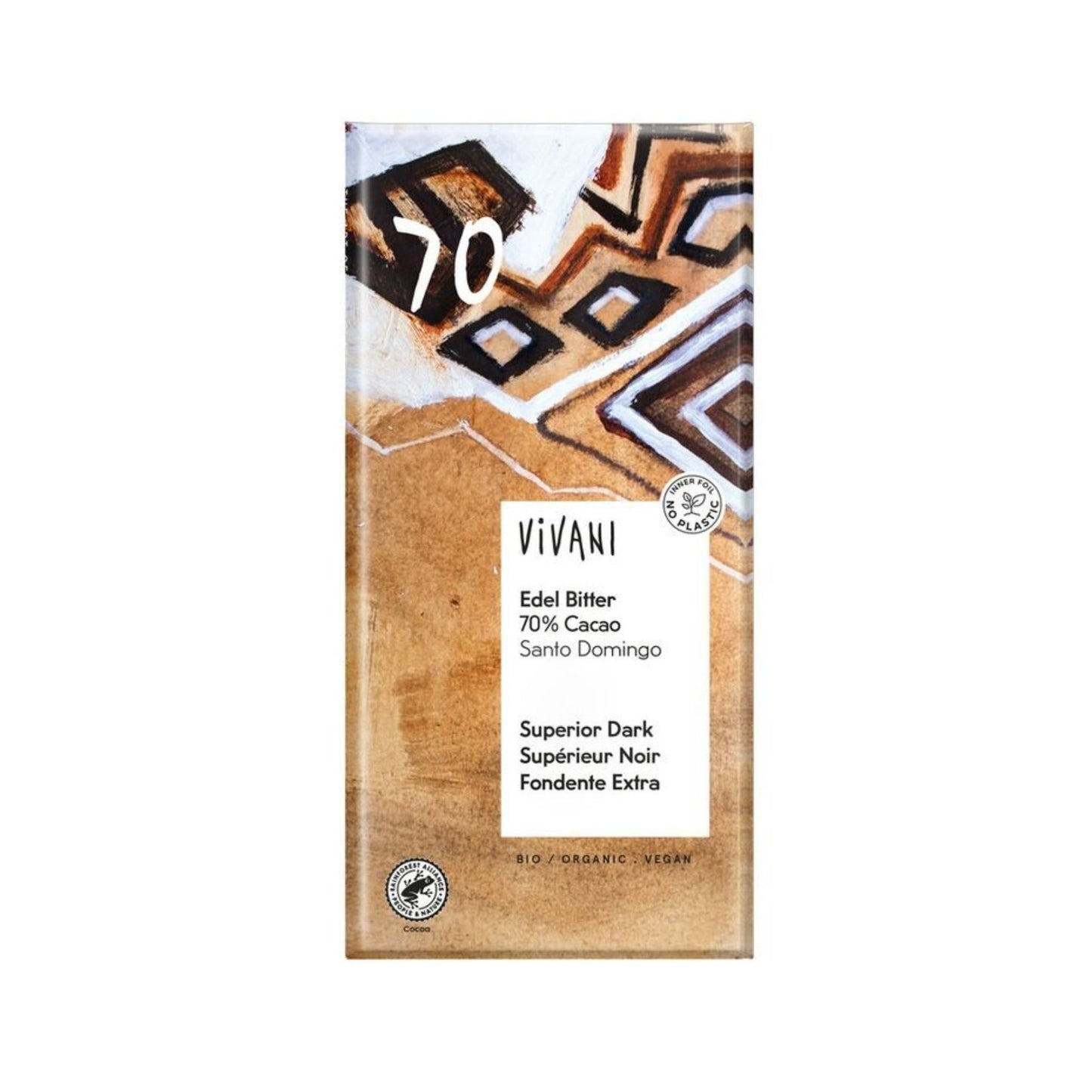 Bio Vivani Edel Bitter 70% 100g