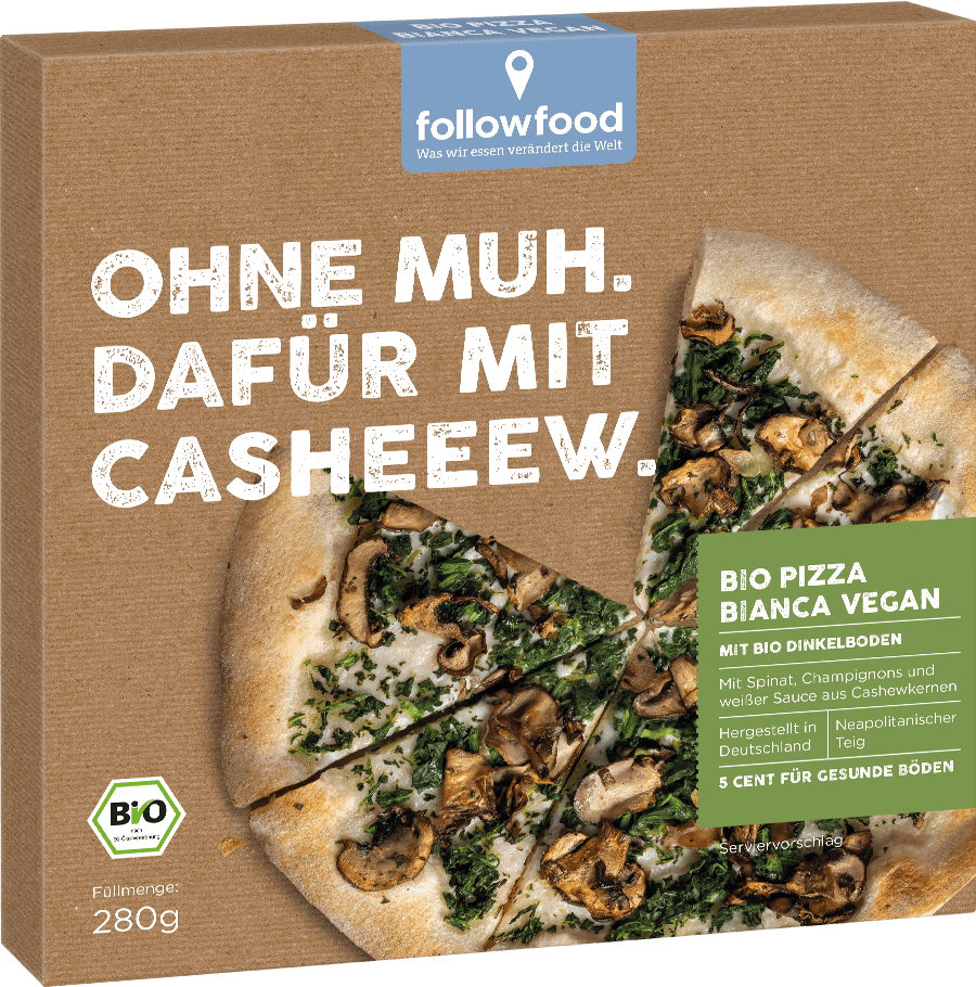 Bio Followfood Pizza Bianca vegan 280g