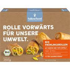 Bio Followfood Frühlingsrollen mit Gemüsefüllung & Tofu 200g