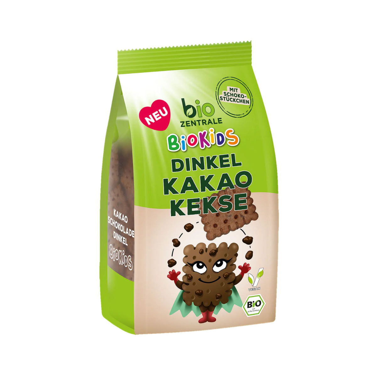Bio Zentrale Biokids Dinkel Kakao Kekse 125g
